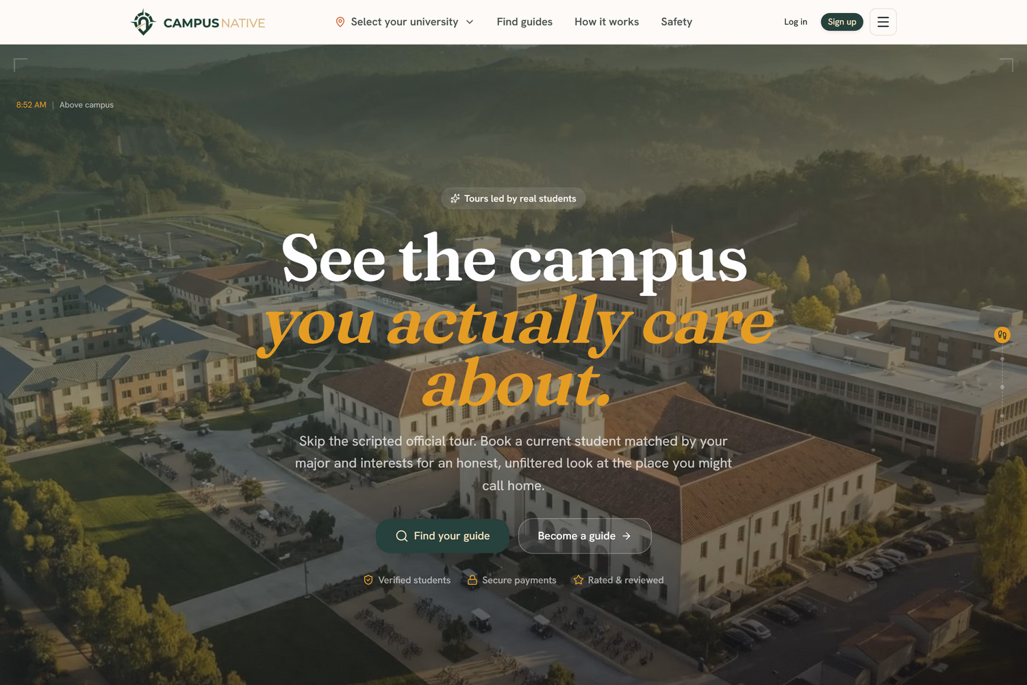 The Campus Native marketplace, live at campusnative.com